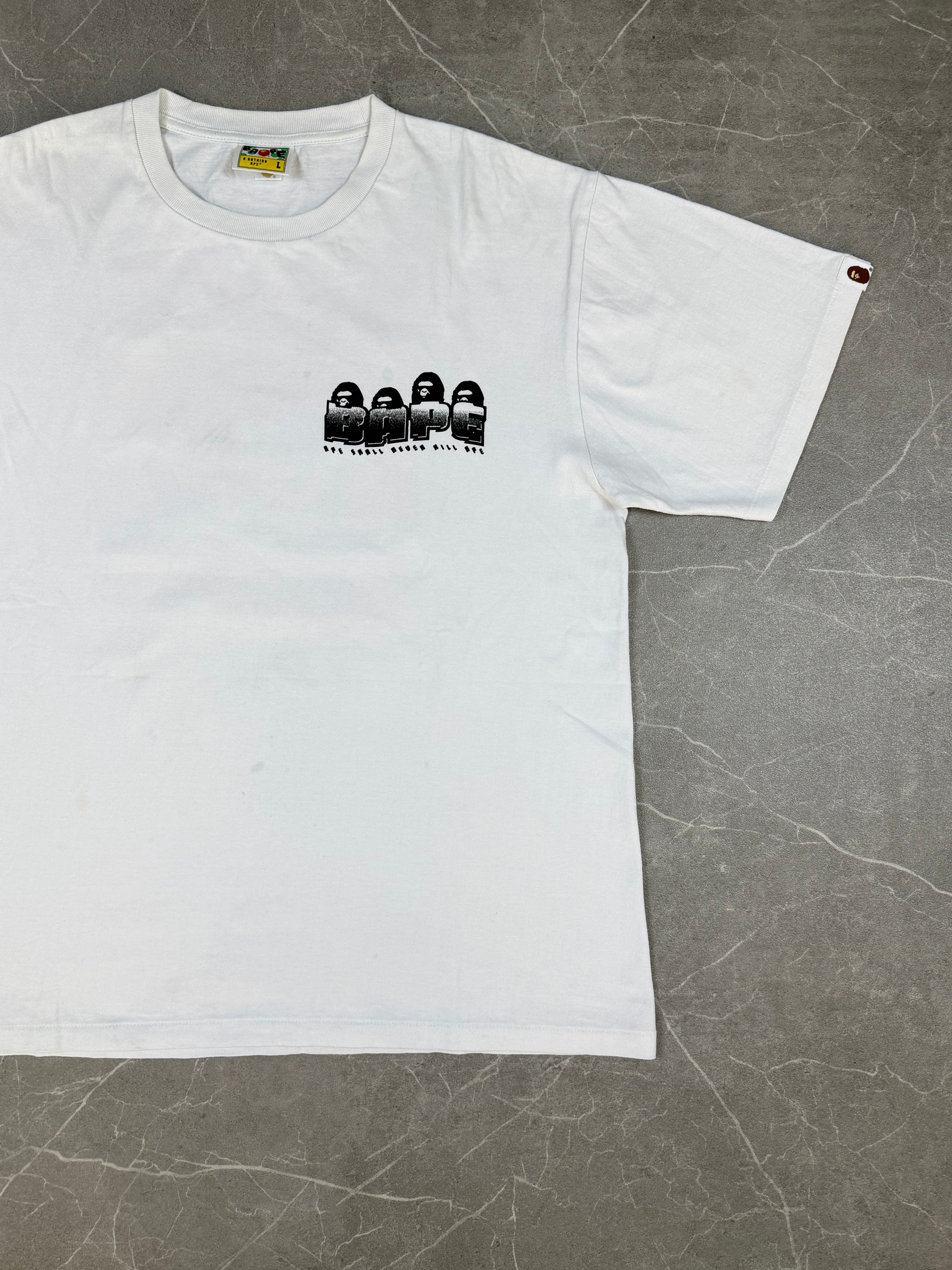 Bape Stroke Camo Distortion Tee (M-L)