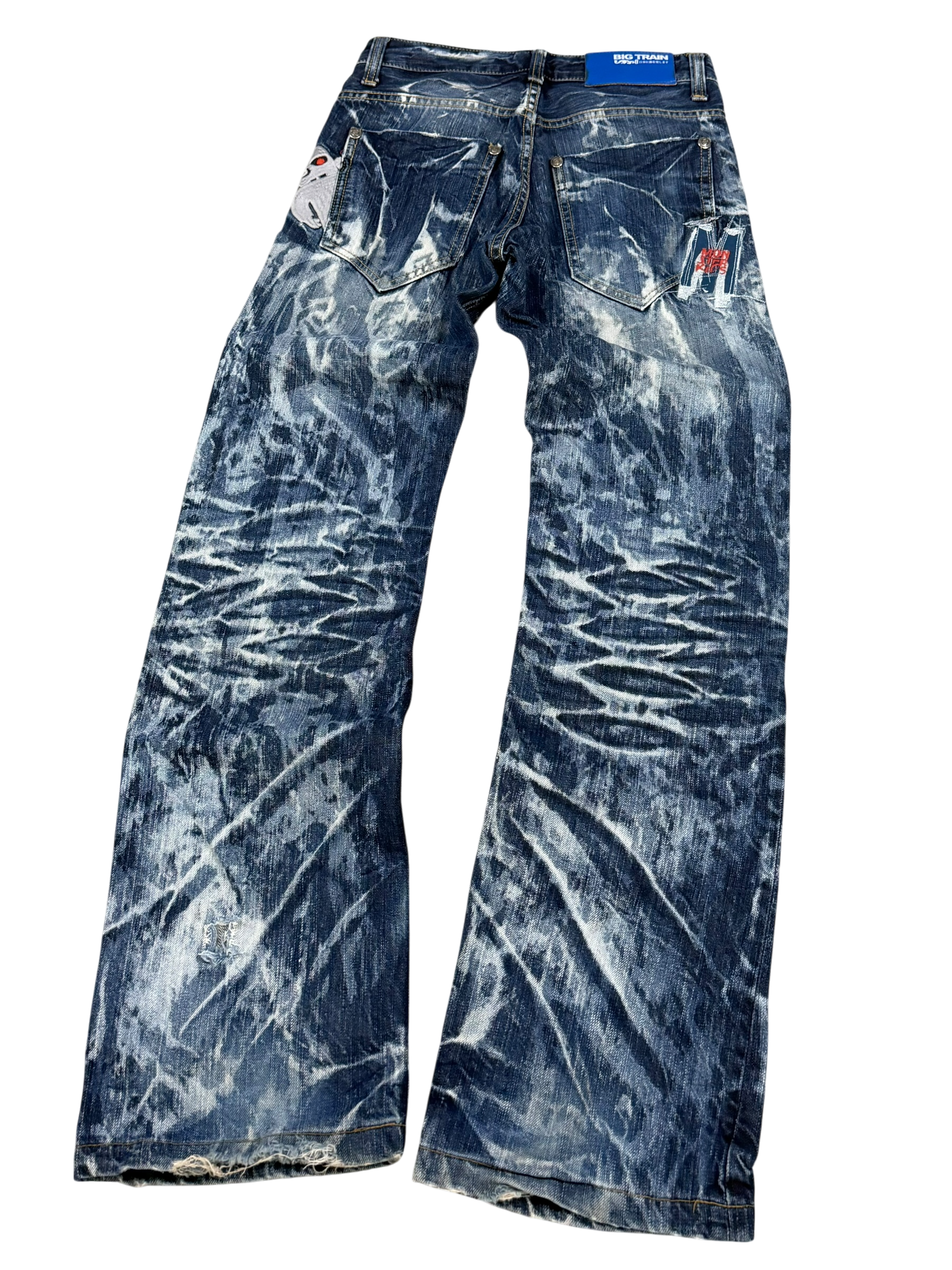 Ultra Washed Straight Jeans (XS)