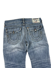 True Religion Washed Bootcut Jeans (XL)