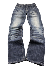 Crazy washed Straight Jeans (S)