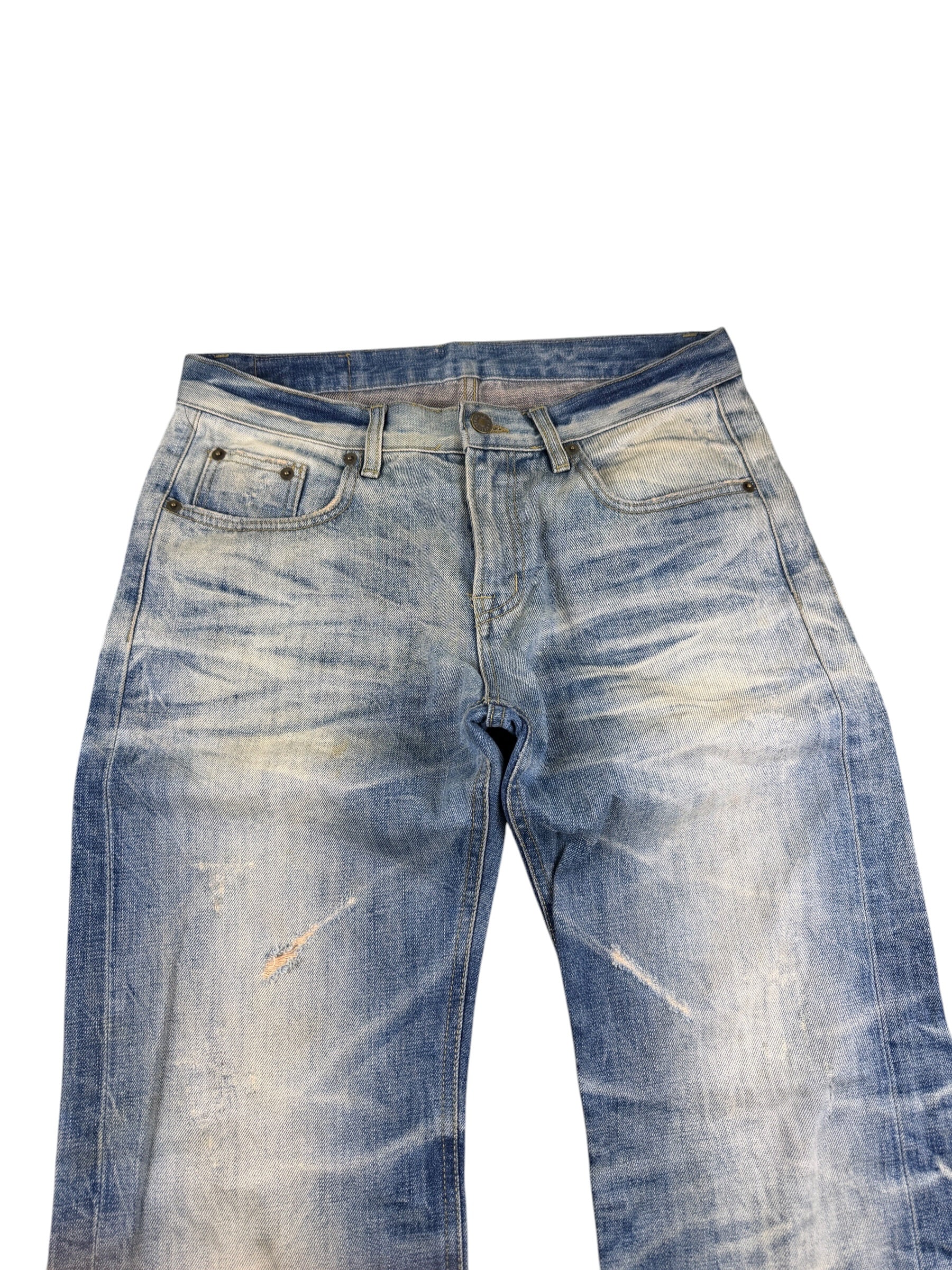 Ultra washed Straight Jeans (S)