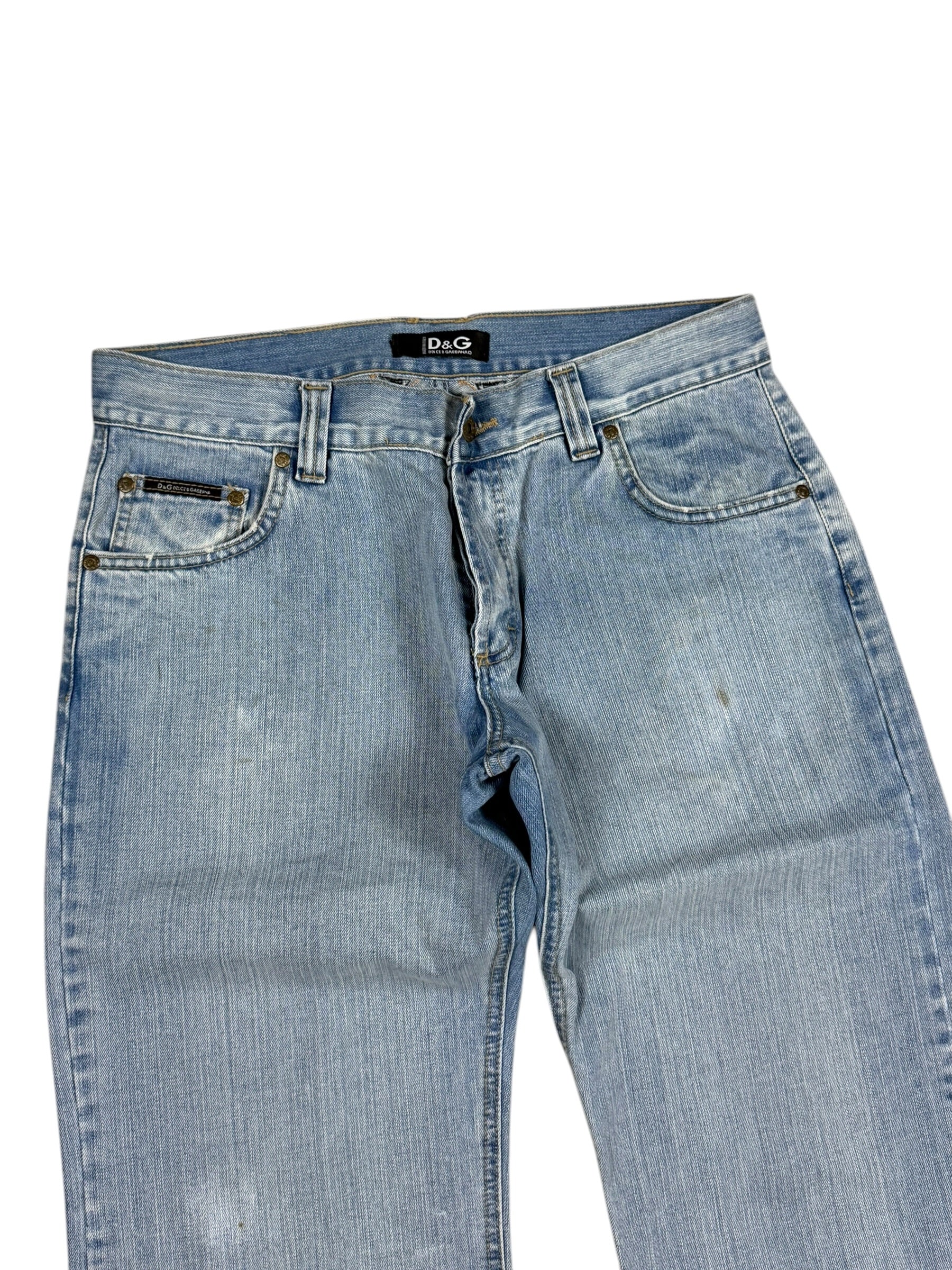 Dolce Gabbana Big Logo Bootcut Jeans (S-M)