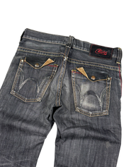Washed Bootcut Jeans (S-M)