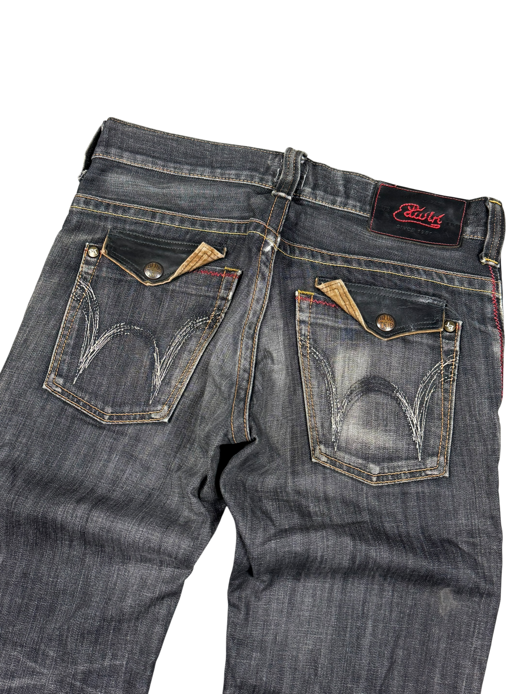 Washed Bootcut Jeans (S-M)