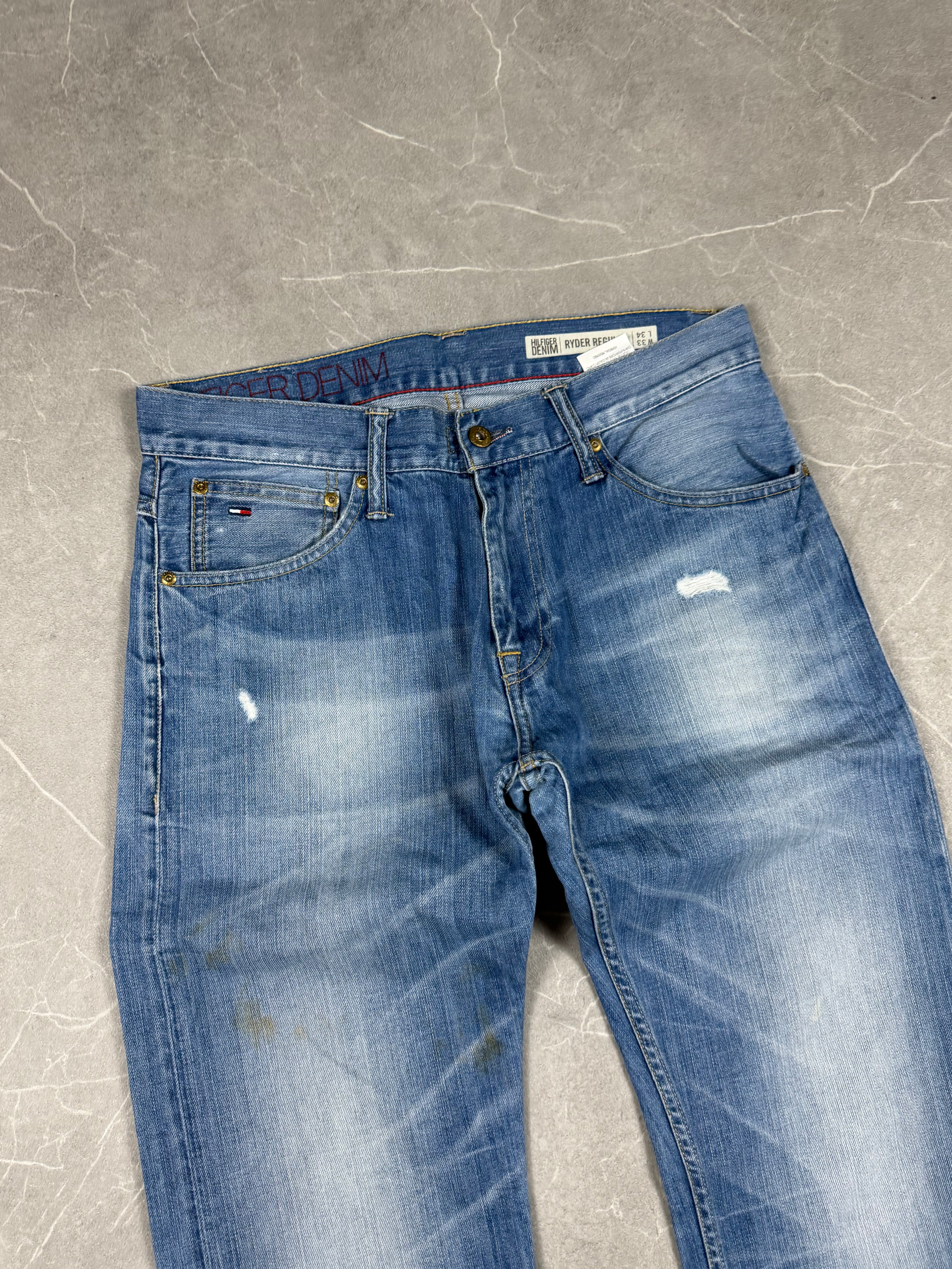 Vintage washed Slim/Straight Jeans *Hilfiger (M-L)