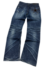 Crazy washed Straightfit Jeans (S)