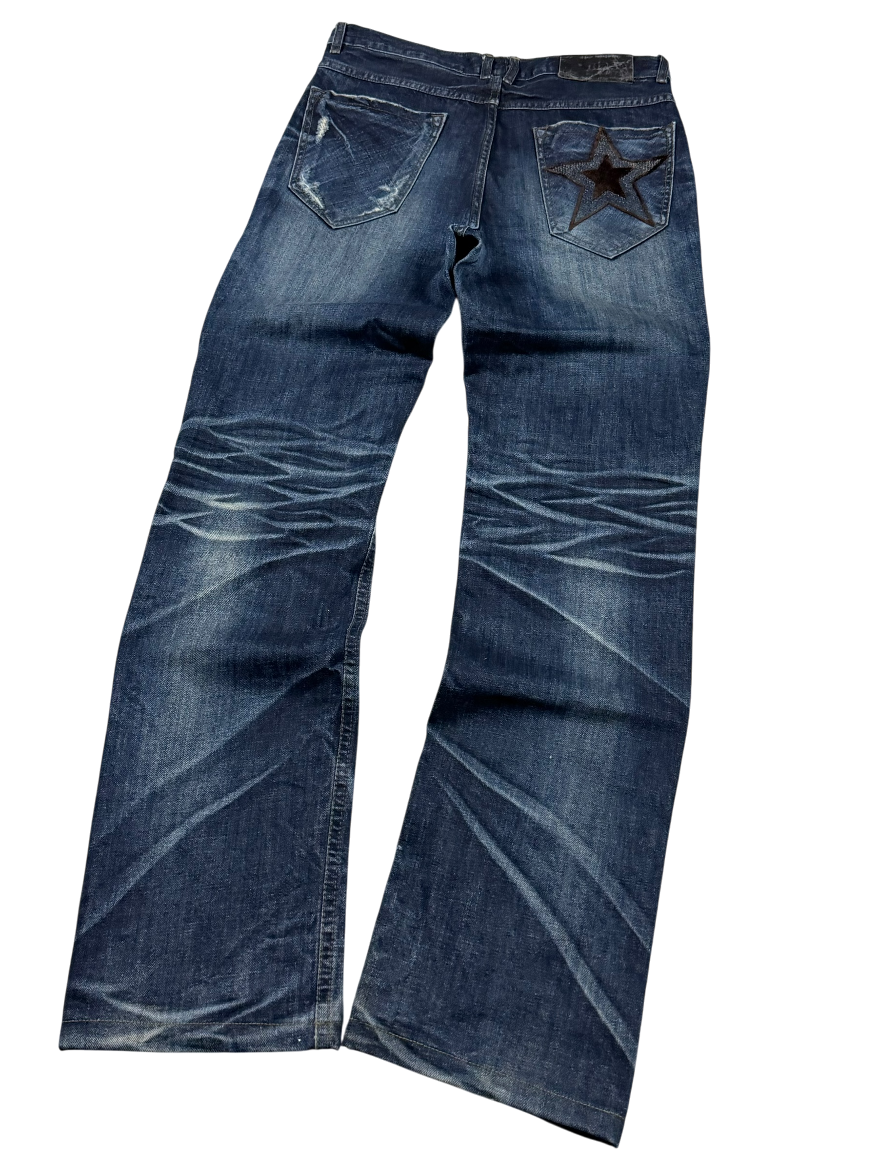 Crazy washed Straightfit Jeans (S)