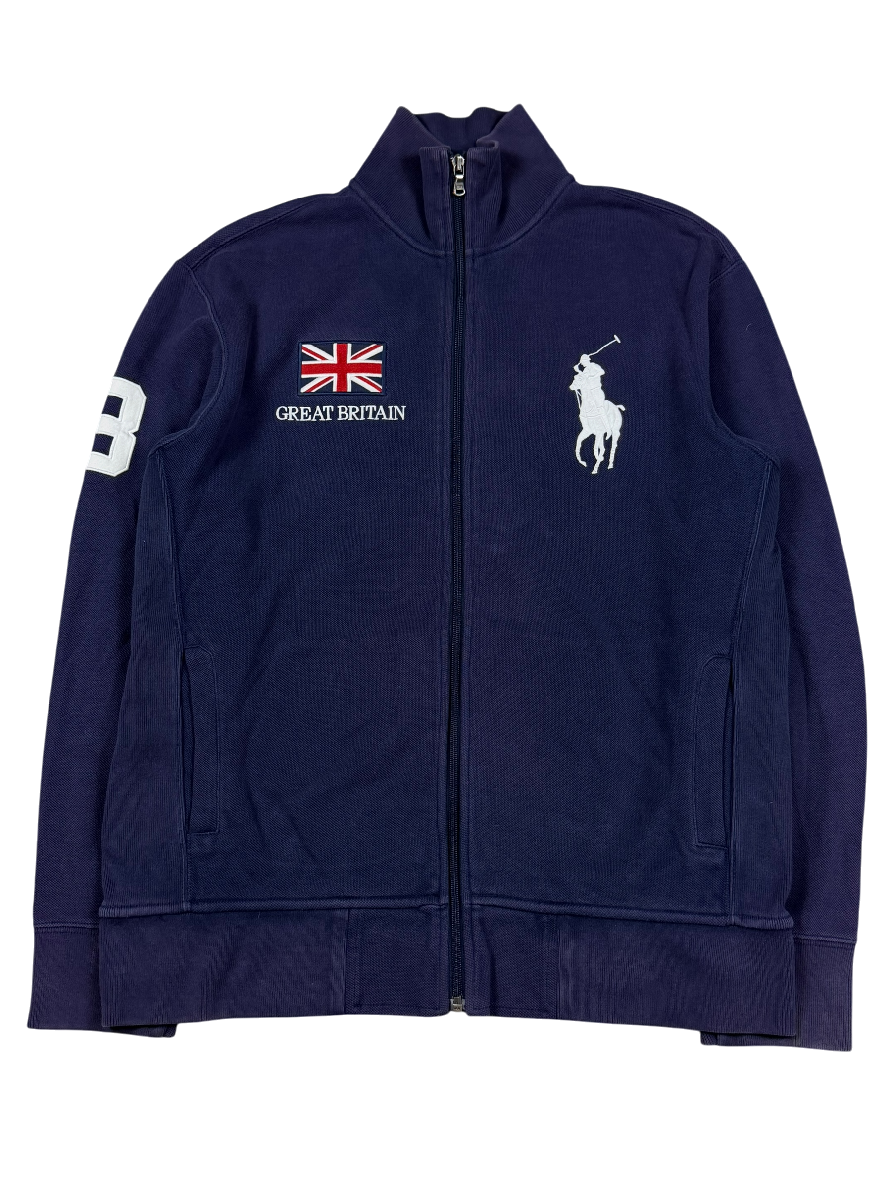Ralph Lauren Big Pony Great Britian Zip Jacke (L)