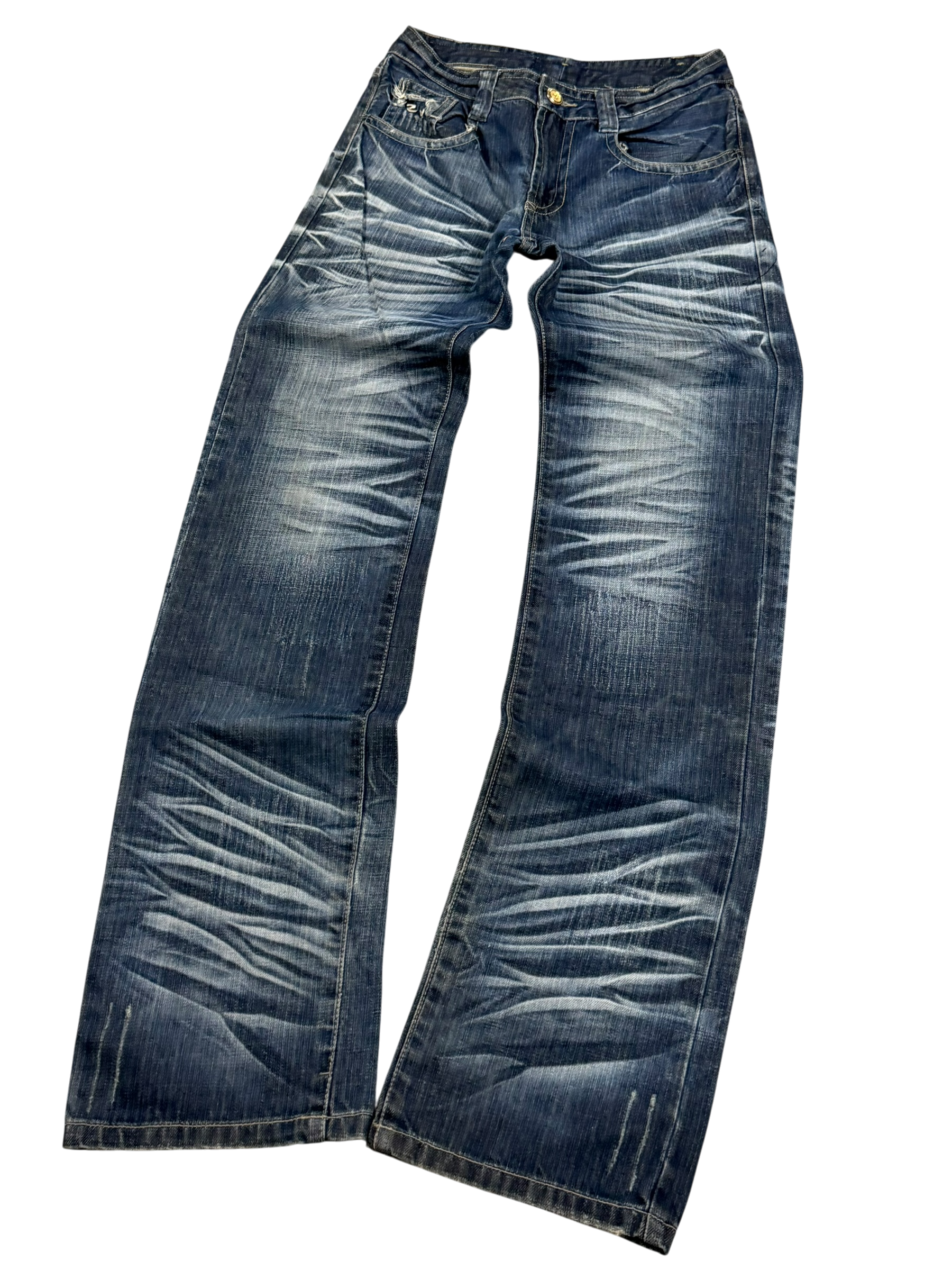 Ultra washed Straightfit Jeans (XS-S)