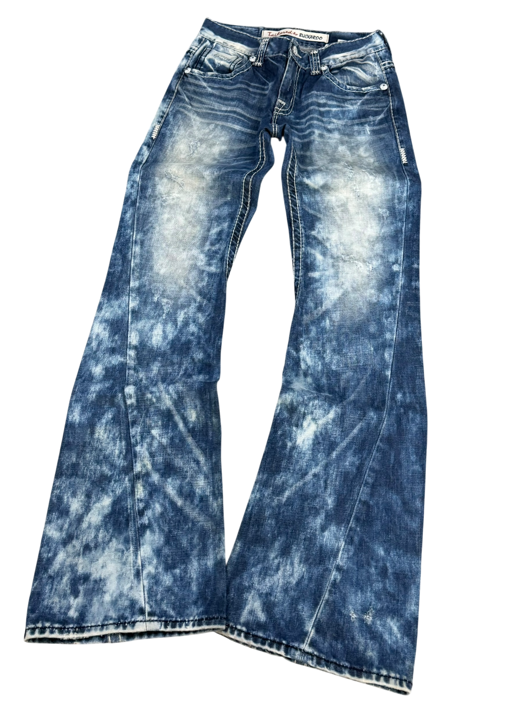Washed Flared/Bootcut Jeans (S)