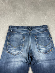 Vintage Washed Bootcut Jeans (L)