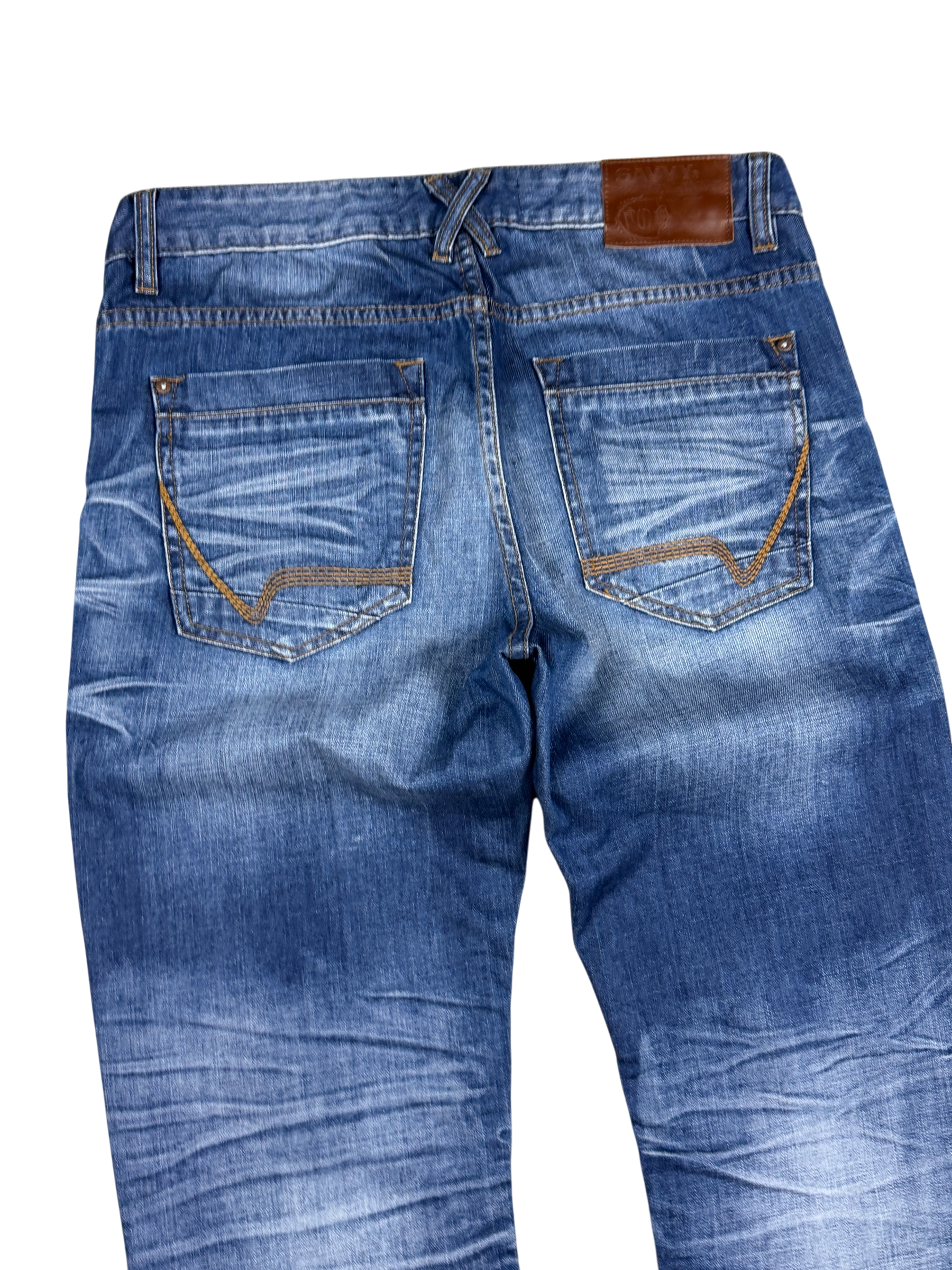 Vintage washed Straight Jeans (M)