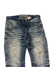 Crazy Washed Straight Jeans (S-M)