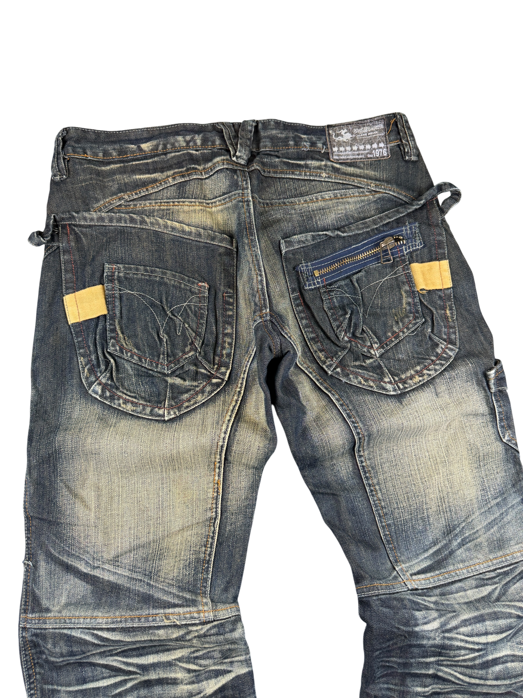 Crazy washed Bootcut Jeans (M-L)