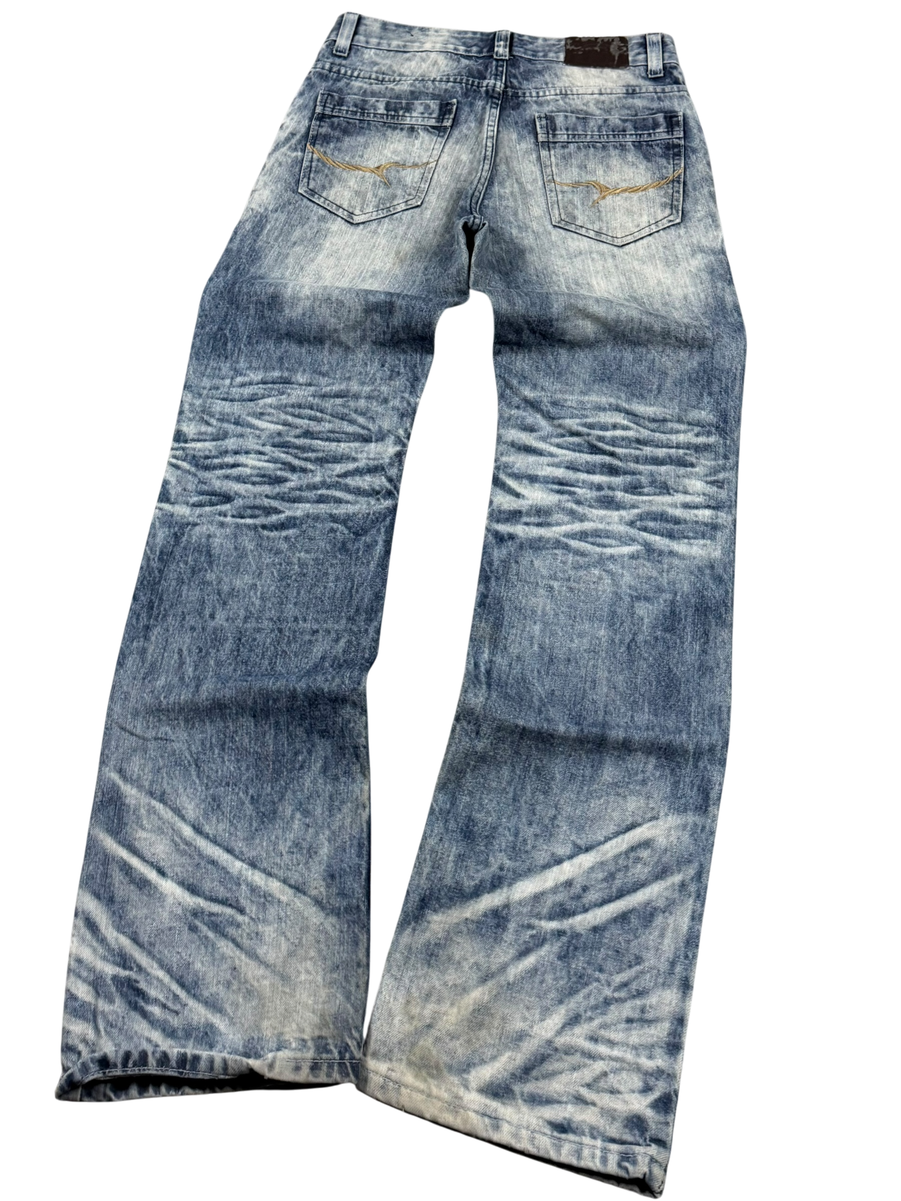 Ultra Washed Straight-Fit Jeans (S-M)