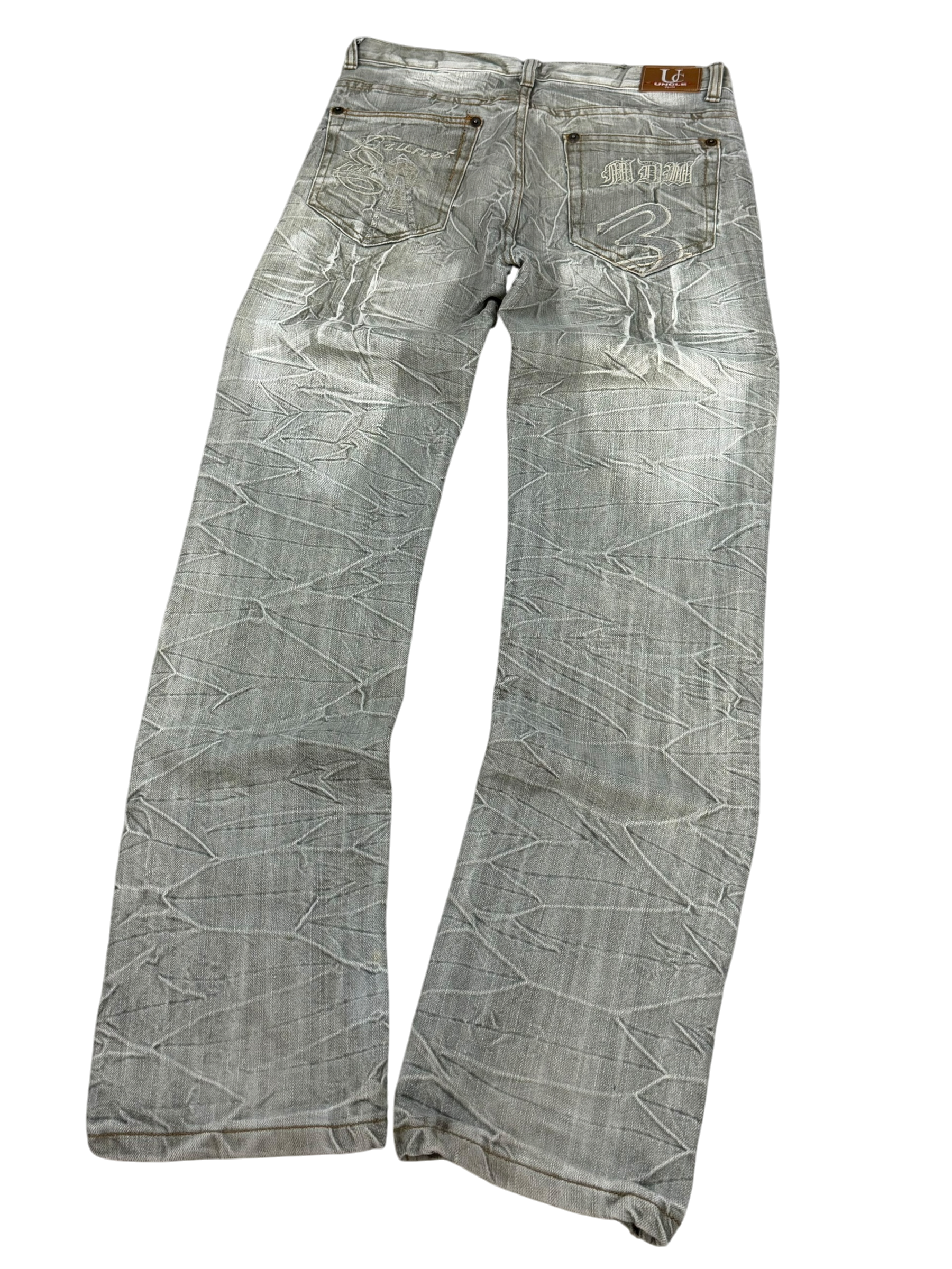 Ultra washed Straight Jeans (S)