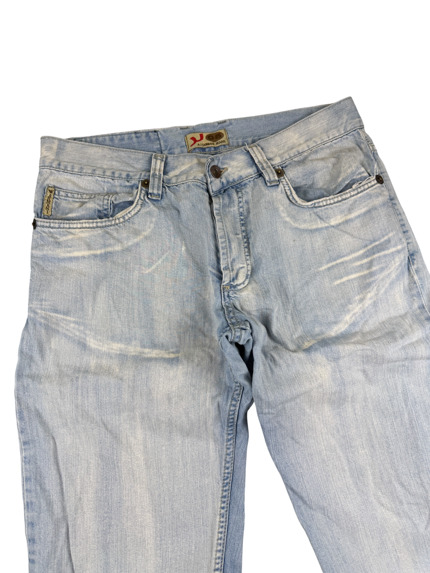 Armani vintage Big Logo Bootcut Jeans (M-L)