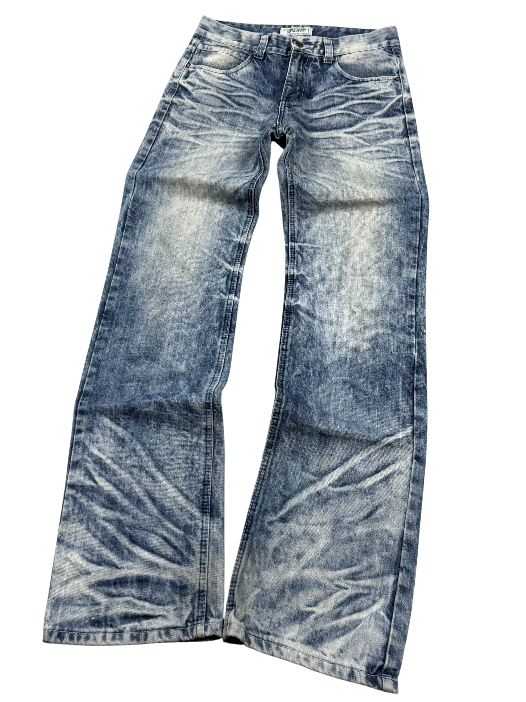 Ultra Washed Straight-Fit Jeans (S-M)