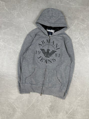 Rare Armani Big Logo Zipper (S)