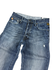 G-Star Logo Straight-Fit Jeans (XS)