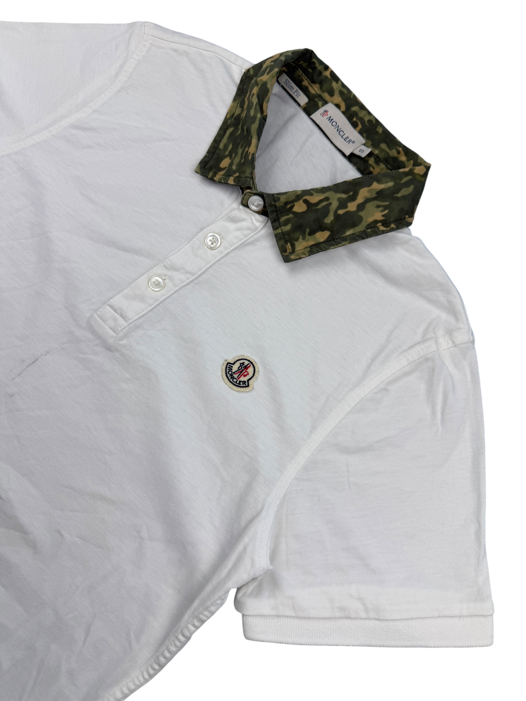 Moncler Camo Collar Slimfit Poloshirt *RARE (XS)