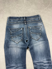 Vintage washed Slim/Straight Jeans (S)