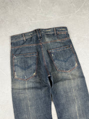 Vintage washed Baggy/Bootcut Jeans (M)