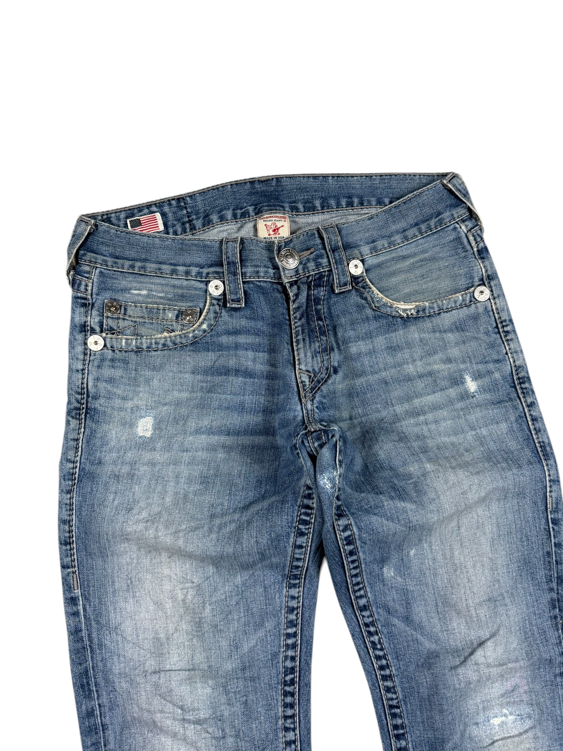 True Religion Bobby Big T Straight Jeans (S-M)