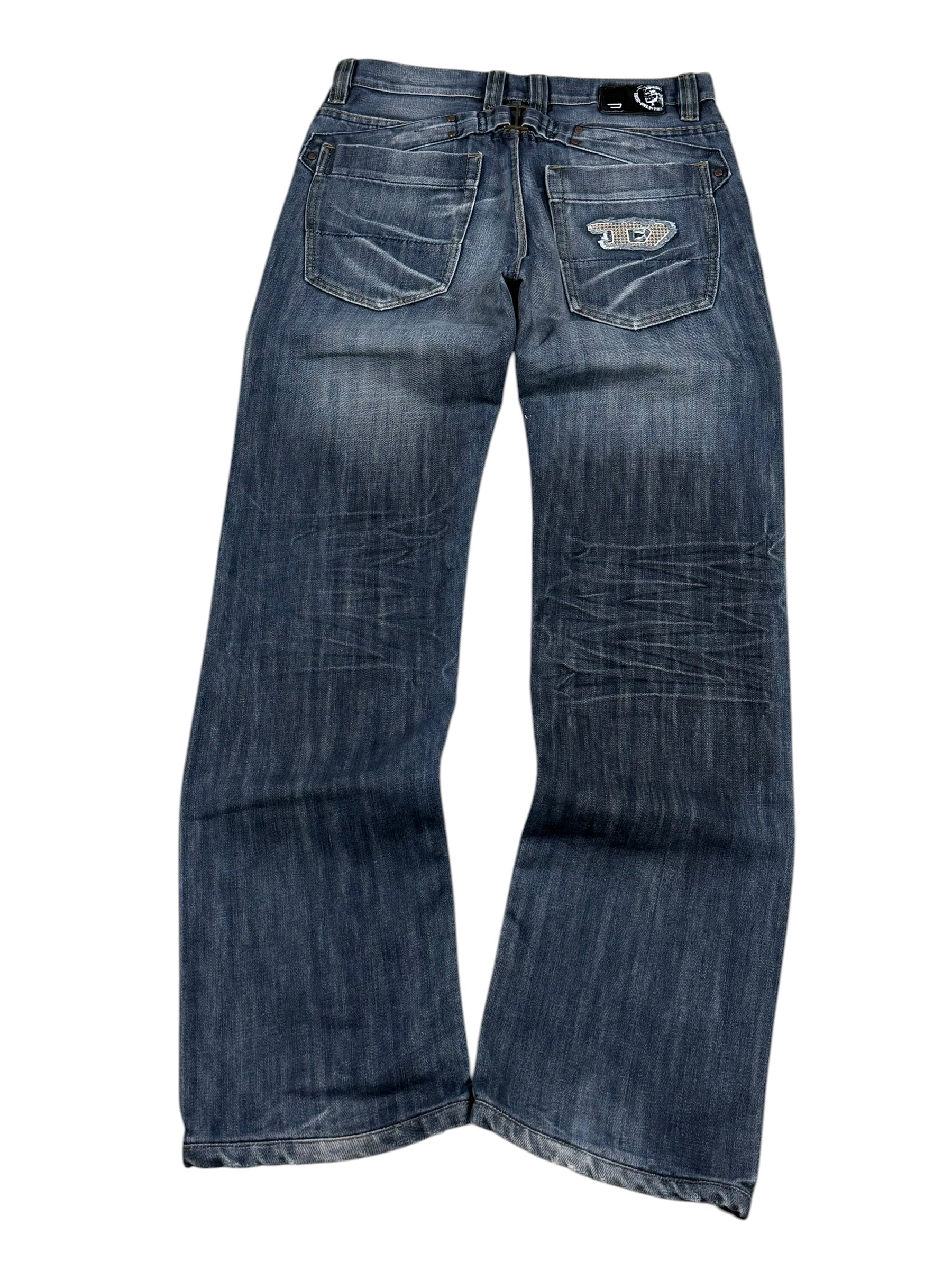 Diesel vintage washed Straight Jeans (S)
