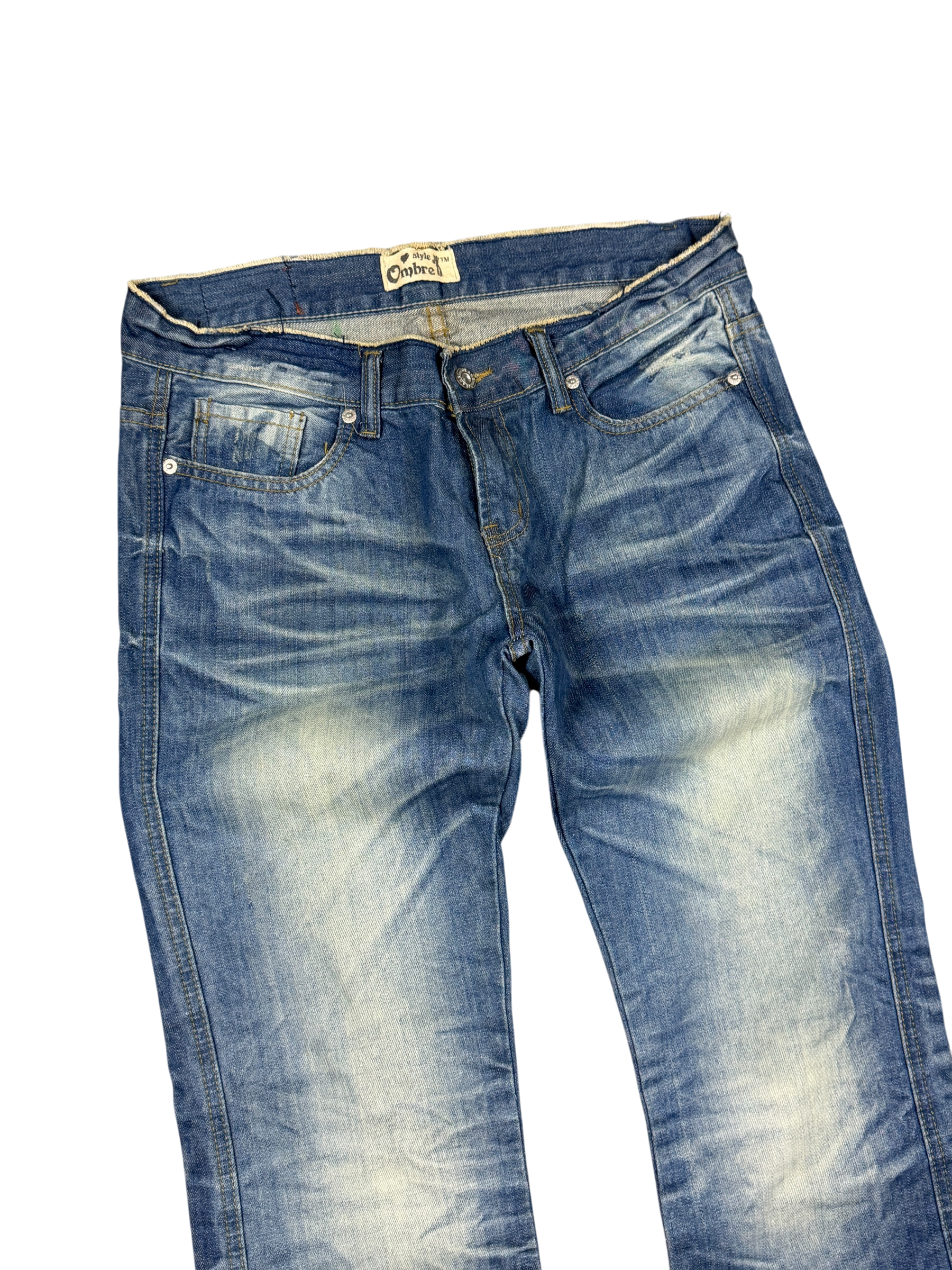 Crazy Washed Bootcut Jeans (S)