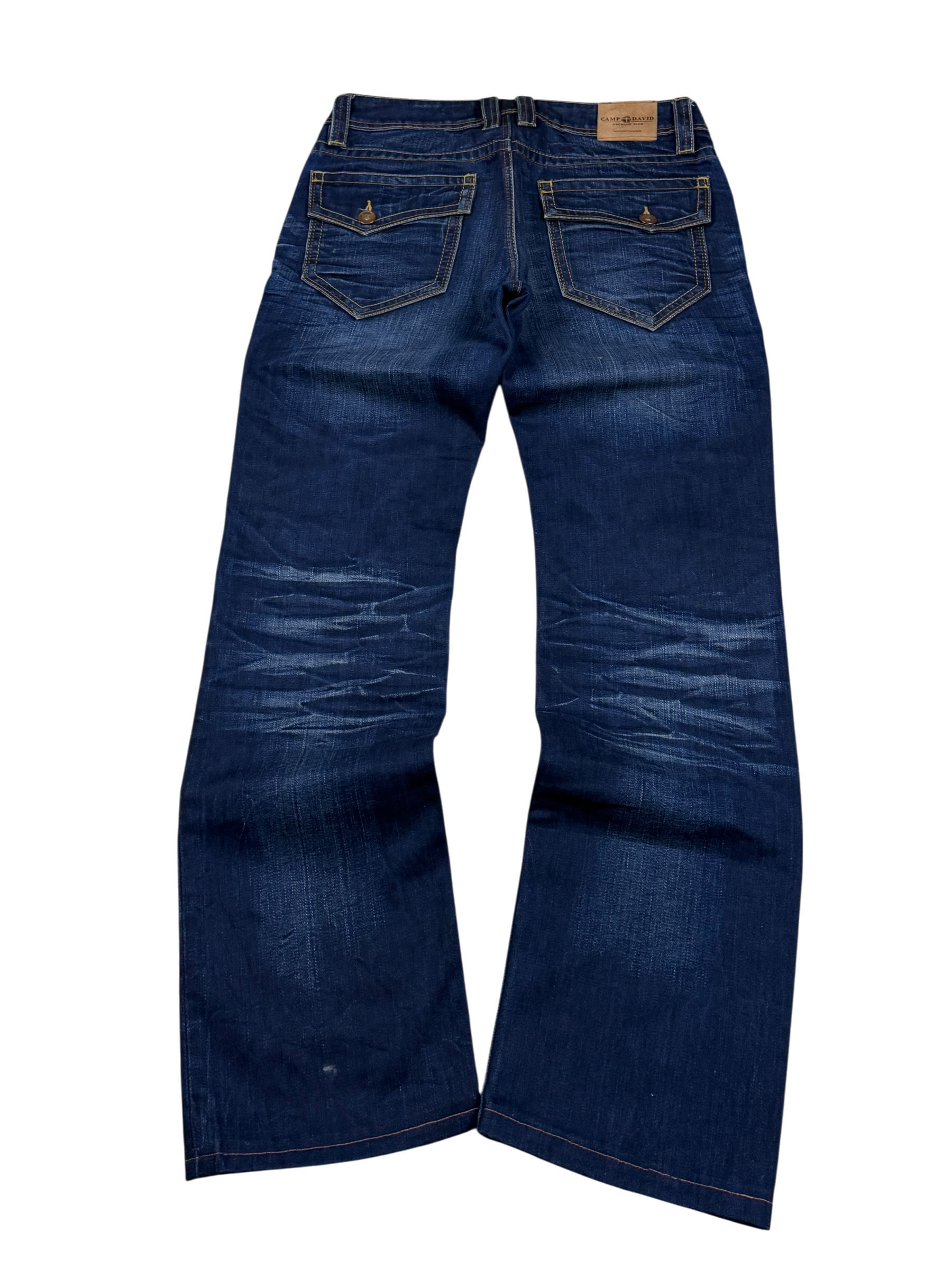 Vintage washed Straight Jeans (S)