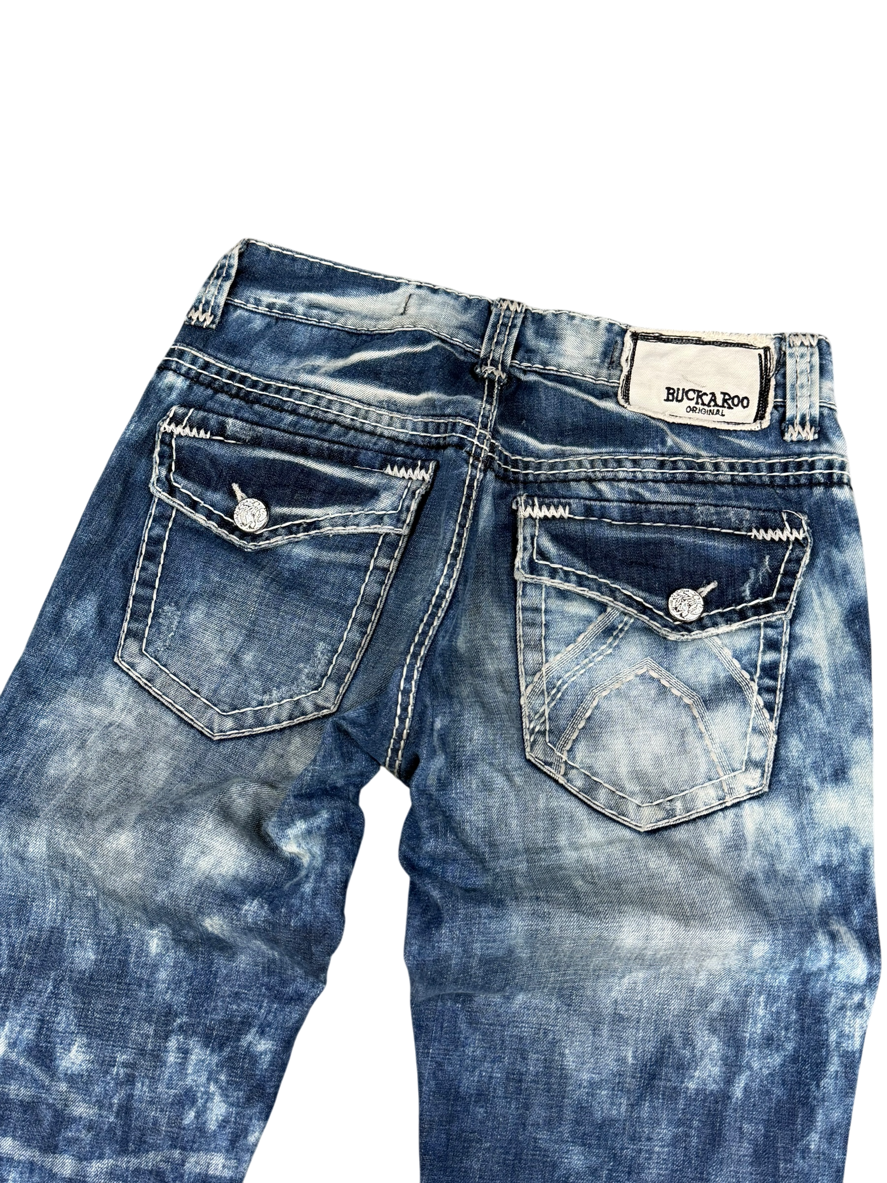 Washed Flared/Bootcut Jeans (S)