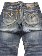 Crazy Washed Bootcut Jeans (L)