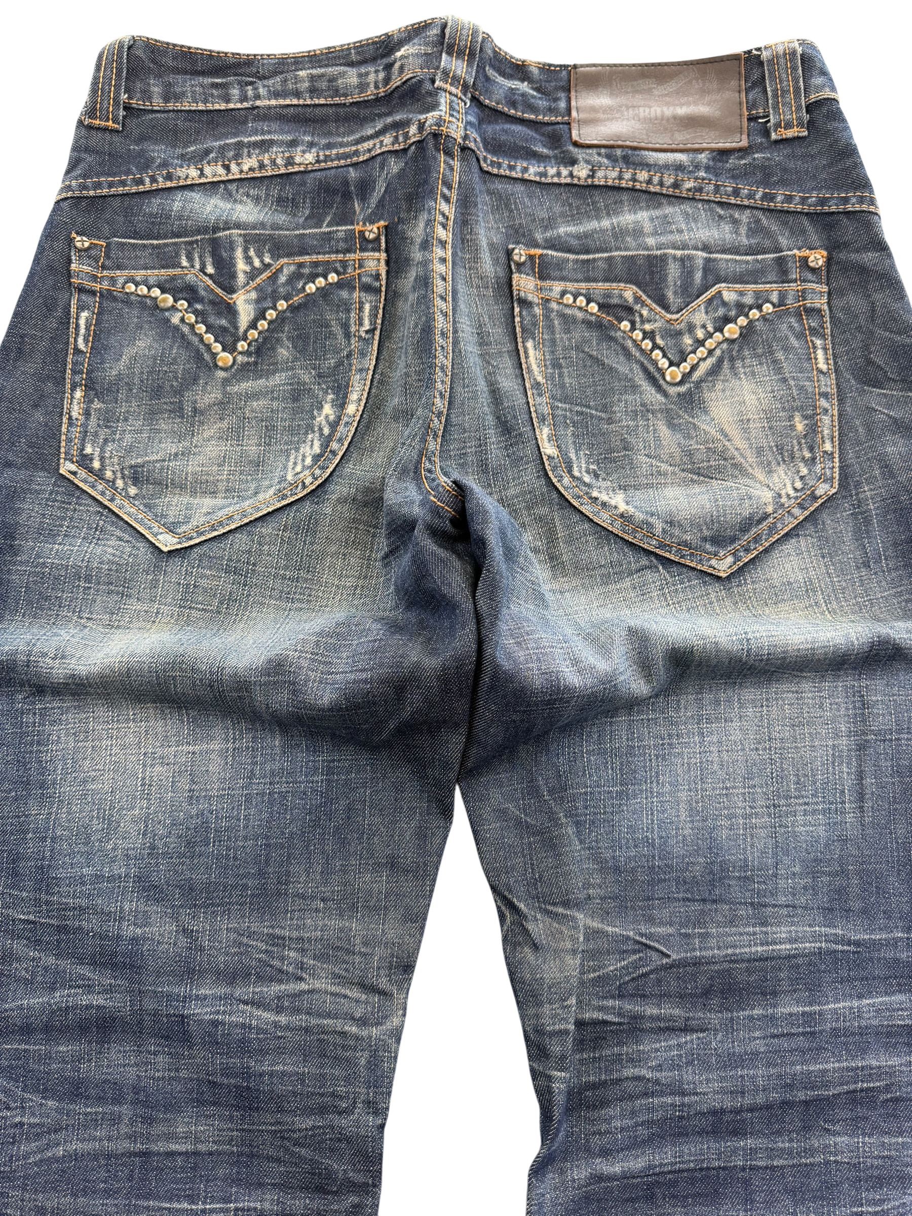 Crazy Washed Bootcut Jeans (L)