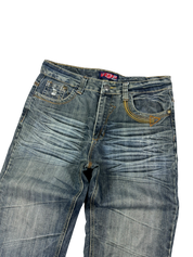 Ultra Washed Straight-Fit Jeans (XS-S)
