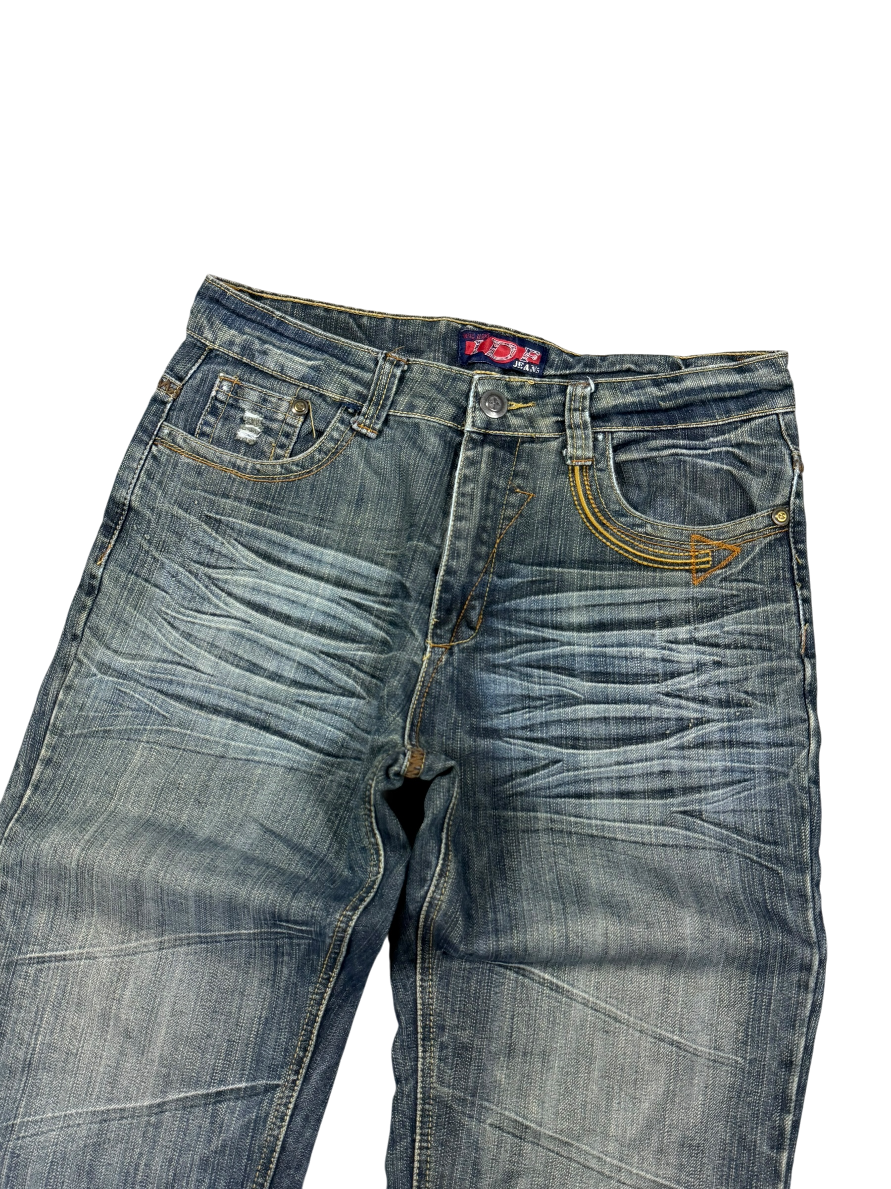 Ultra Washed Straight-Fit Jeans (XS-S)