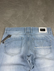 Vintage Armani Logo Jeans (L)