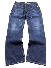 True Religion vintage washed Straight Jeans (S-M)