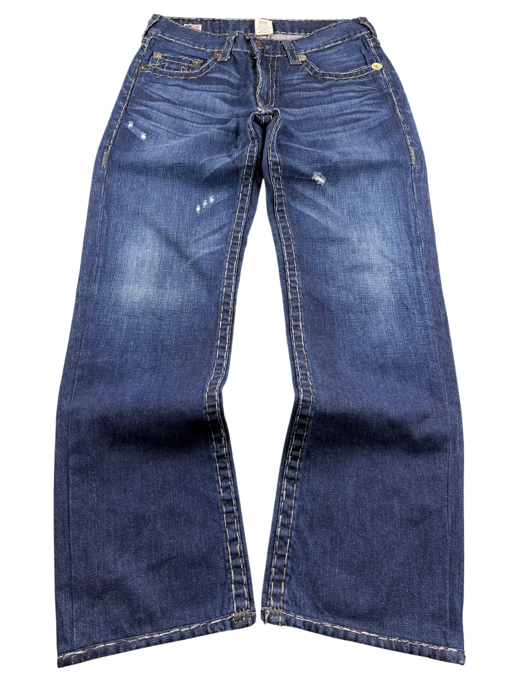 True Religion vintage washed Straight Jeans (S-M)