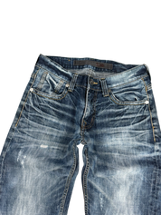 Crazy Washed Straight Jeans (XS)