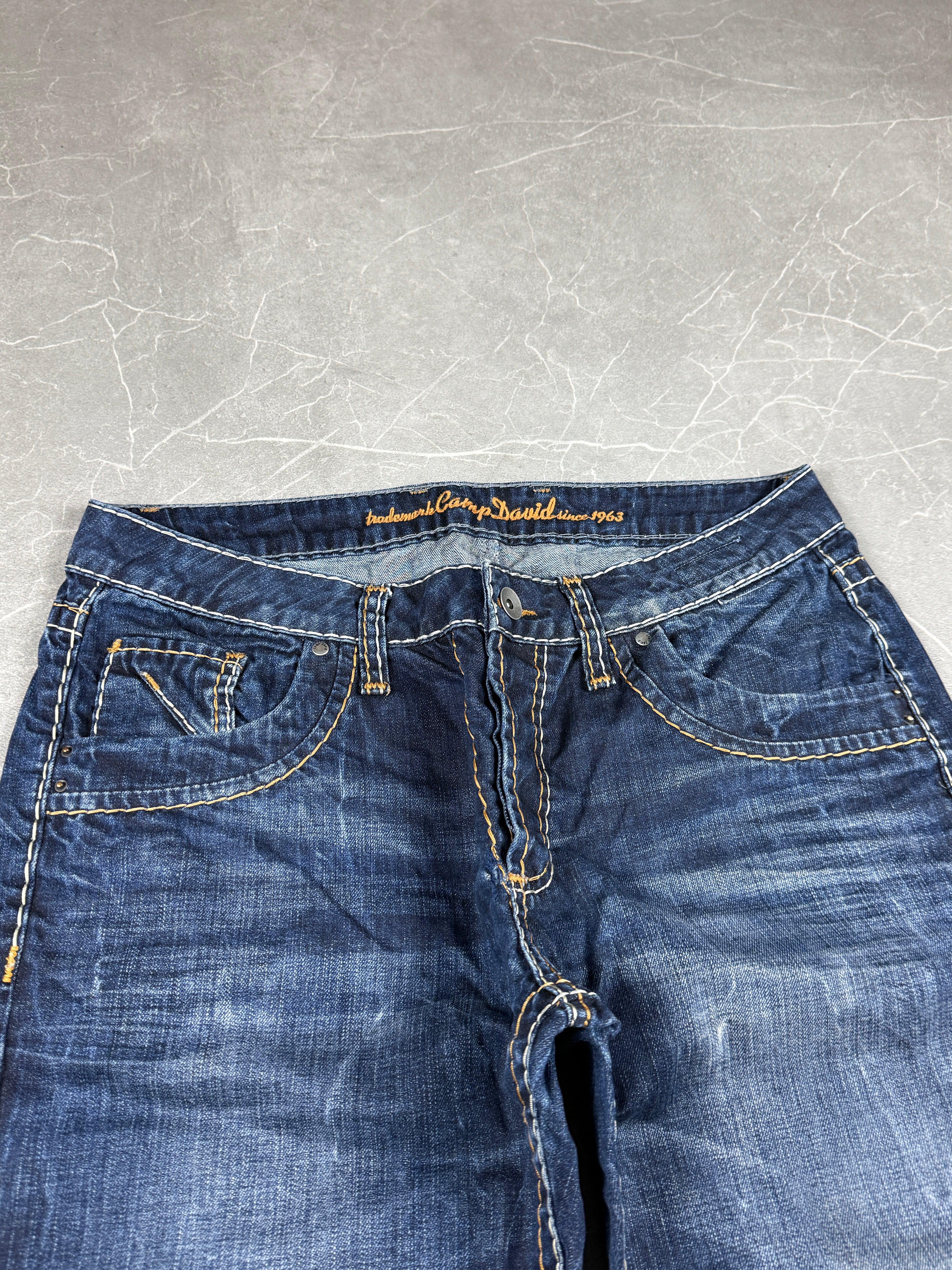 Vintage washed jeans (L)