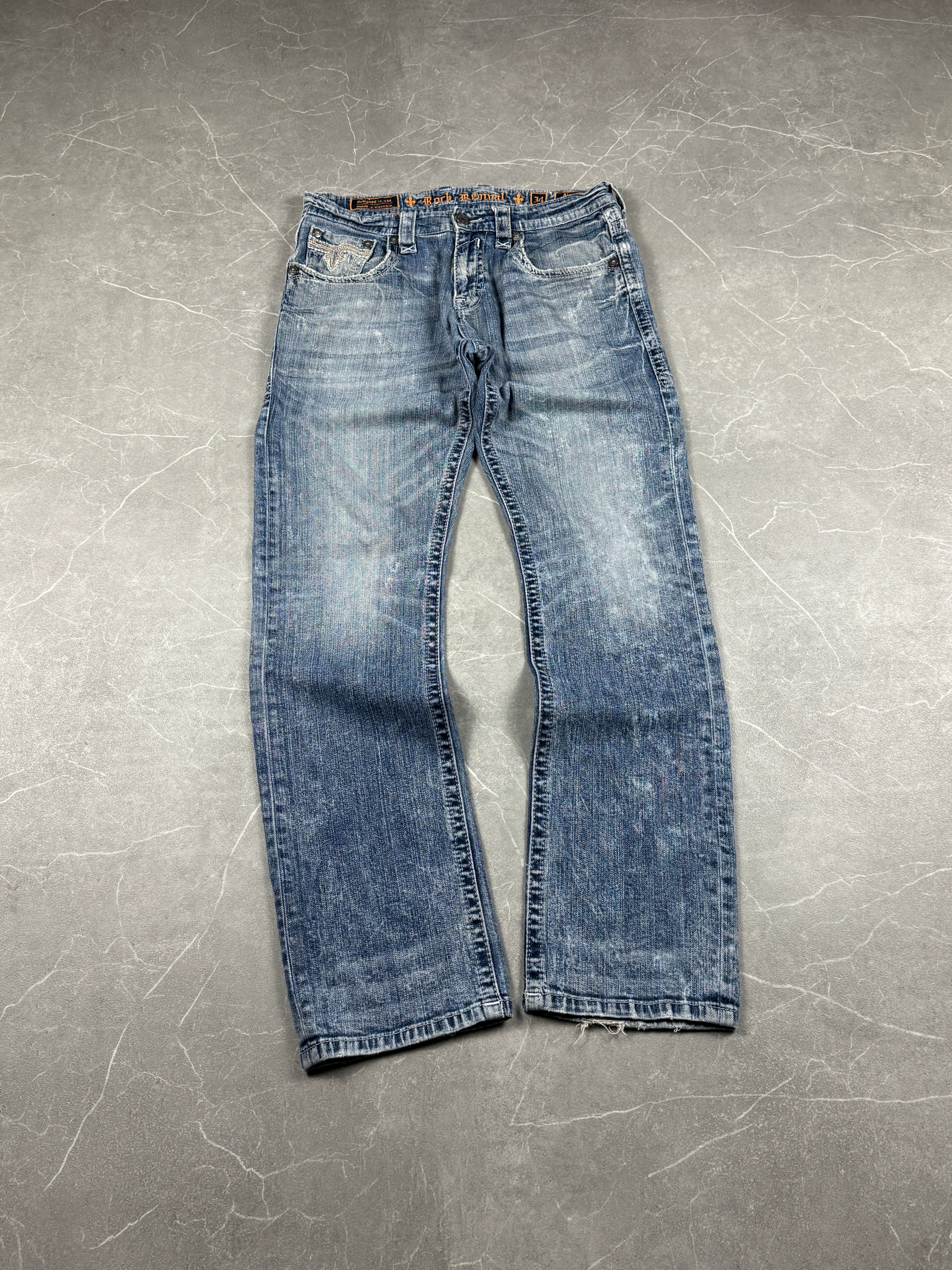 Rock Revival washed Jeans (M)