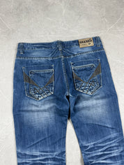 Vintage washed Straight Jeans (XL)