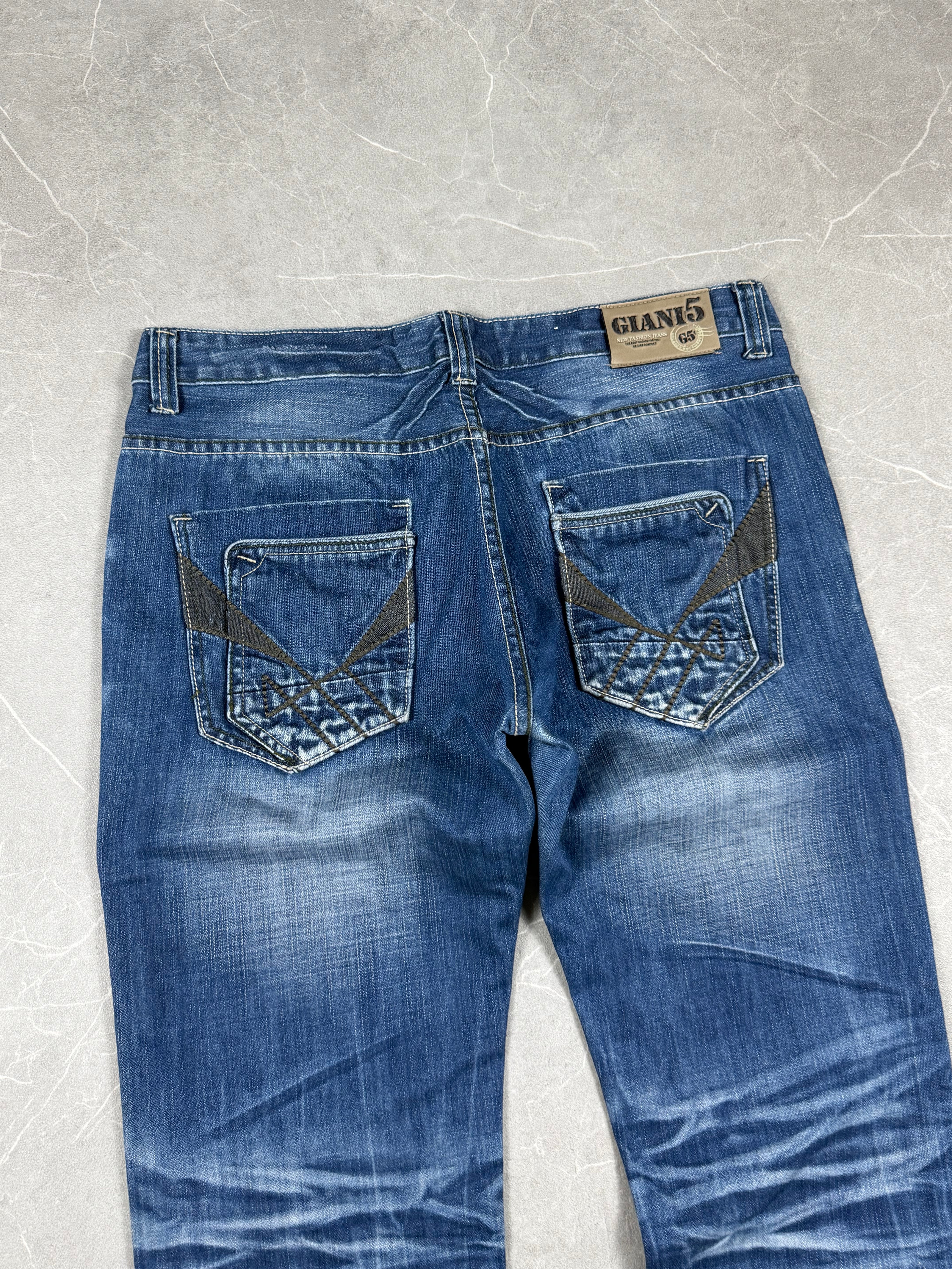 Vintage washed Straight Jeans (XL)