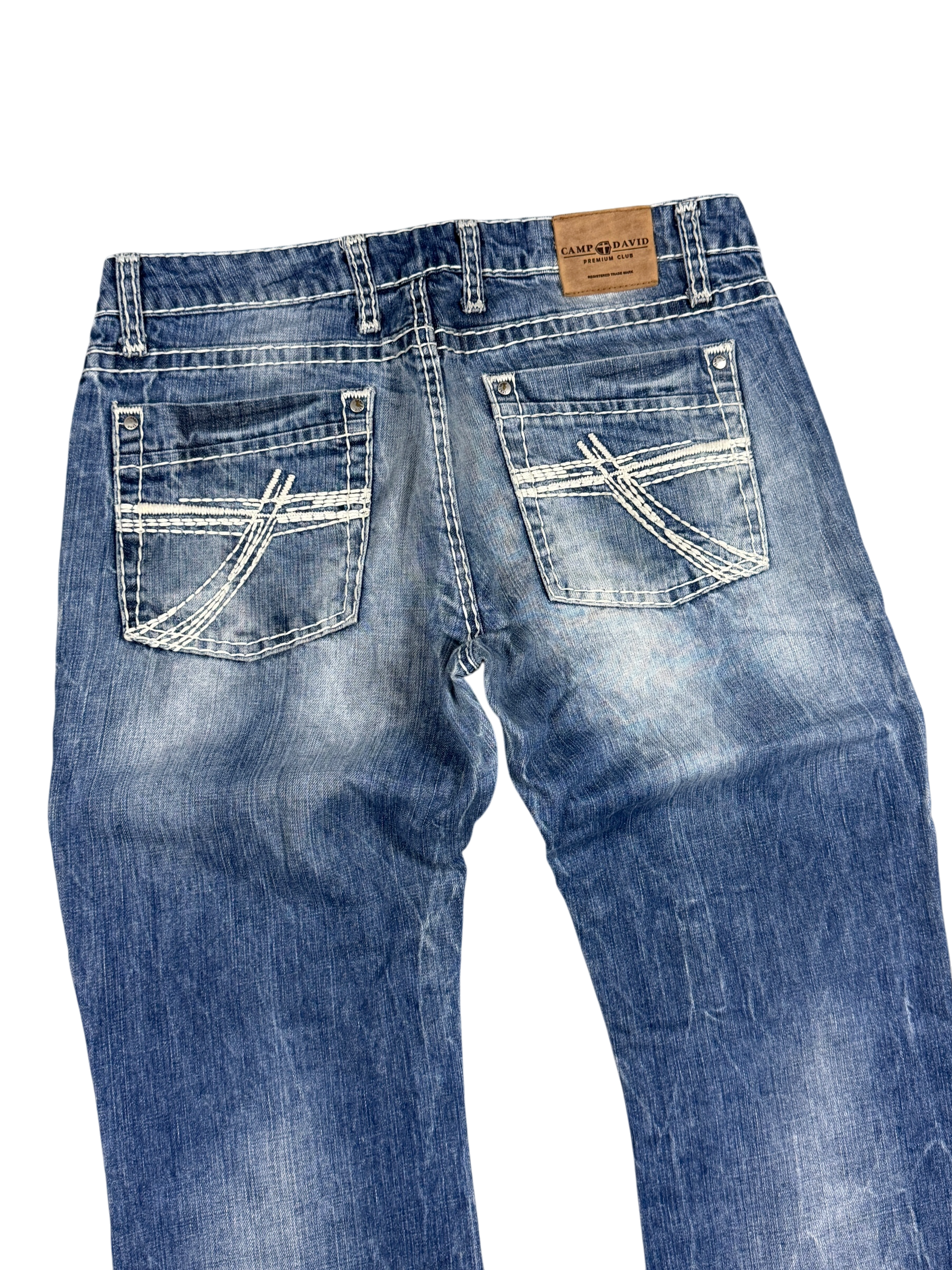 Camp David Washed Straight Jeans (L)