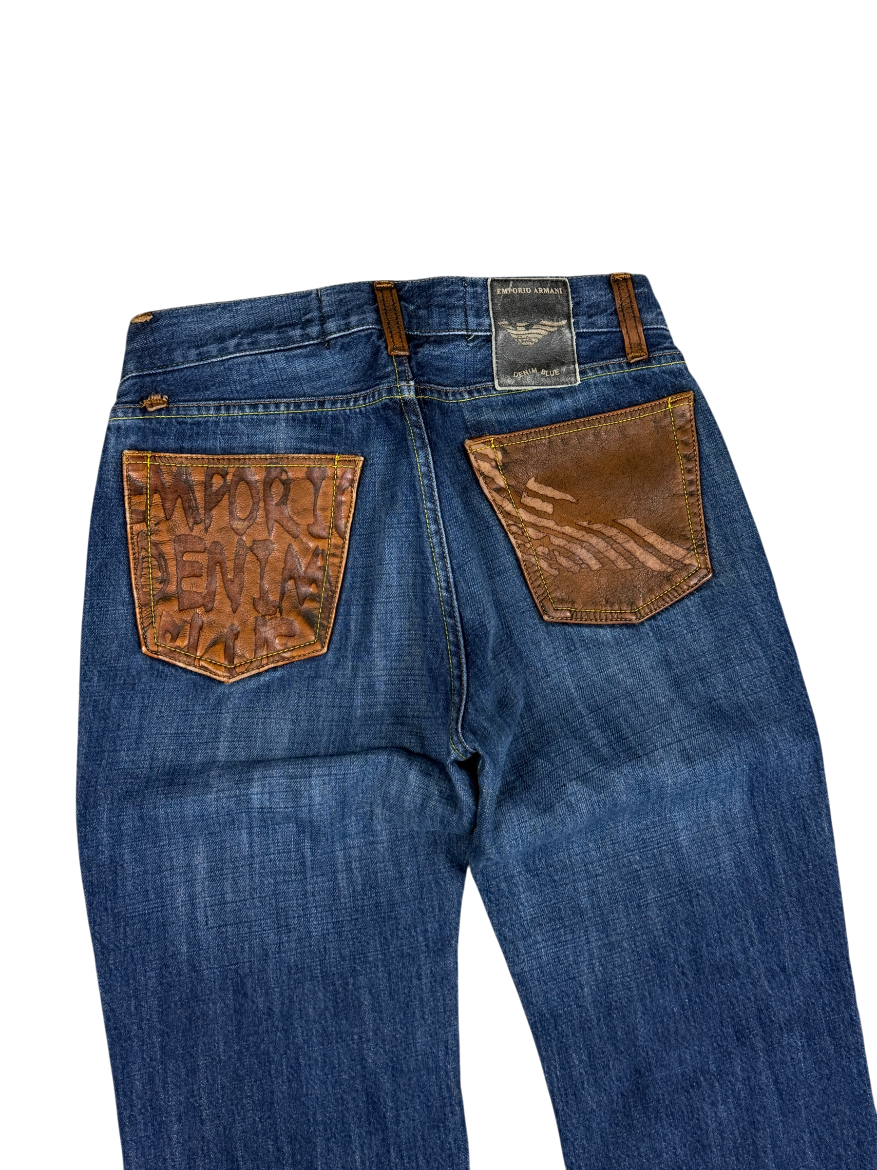 Armani vintage Big Logo straight Jeans (XS)