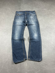 True Religion washed Bootcut Jeans (M)