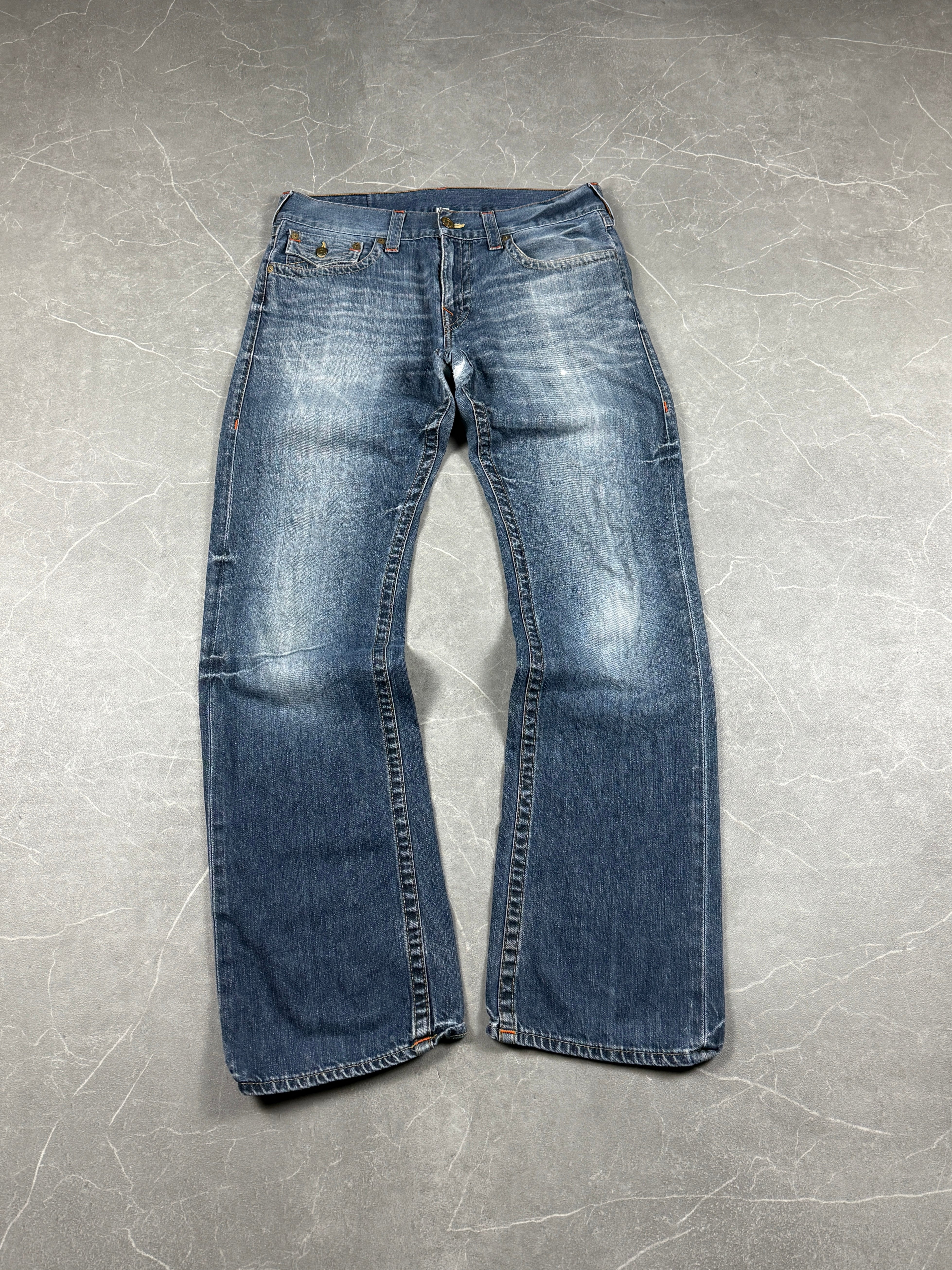 True Religion washed Bootcut Jeans (M)