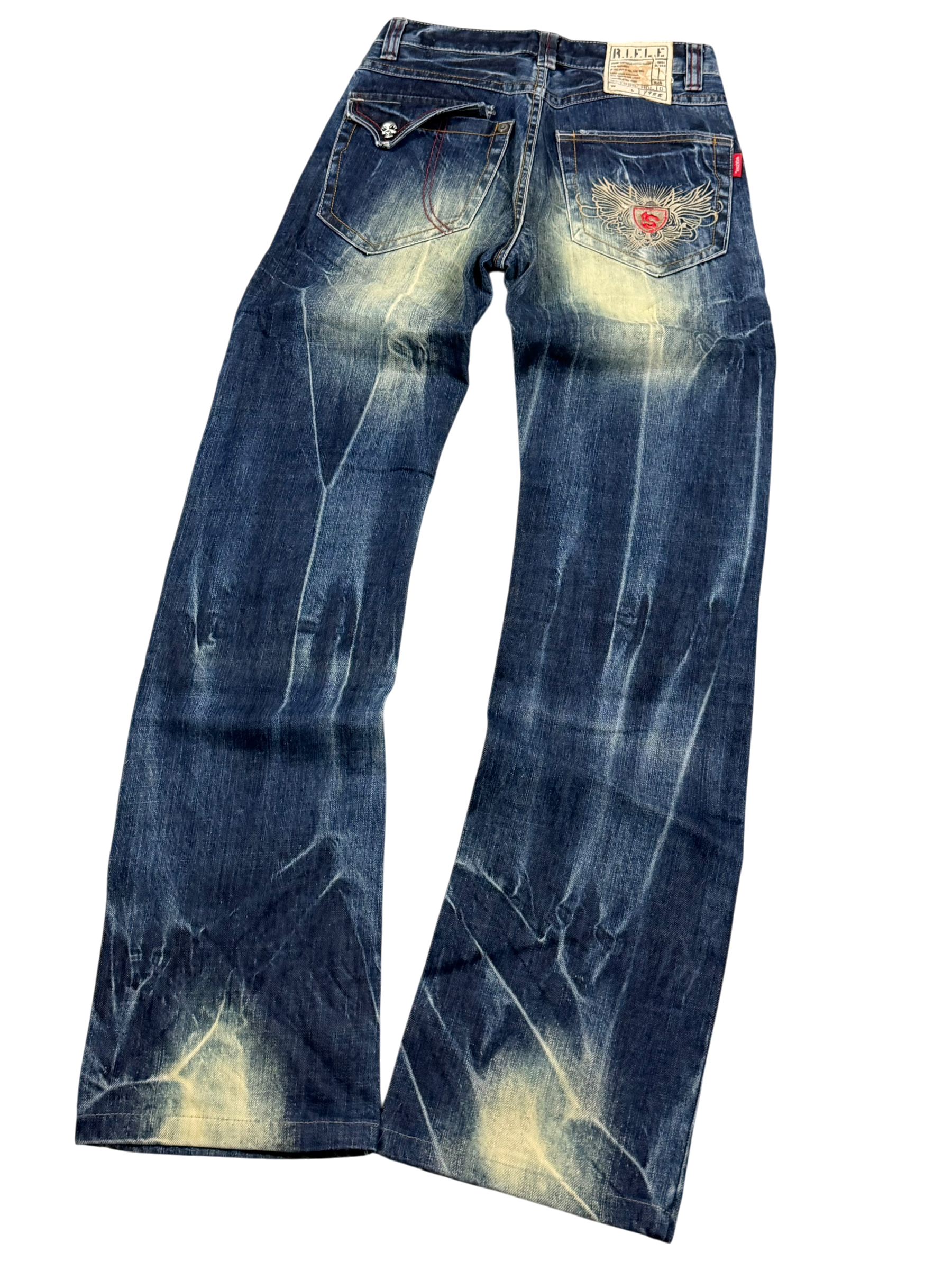 Washed Slimfit Jeans (XS-S)