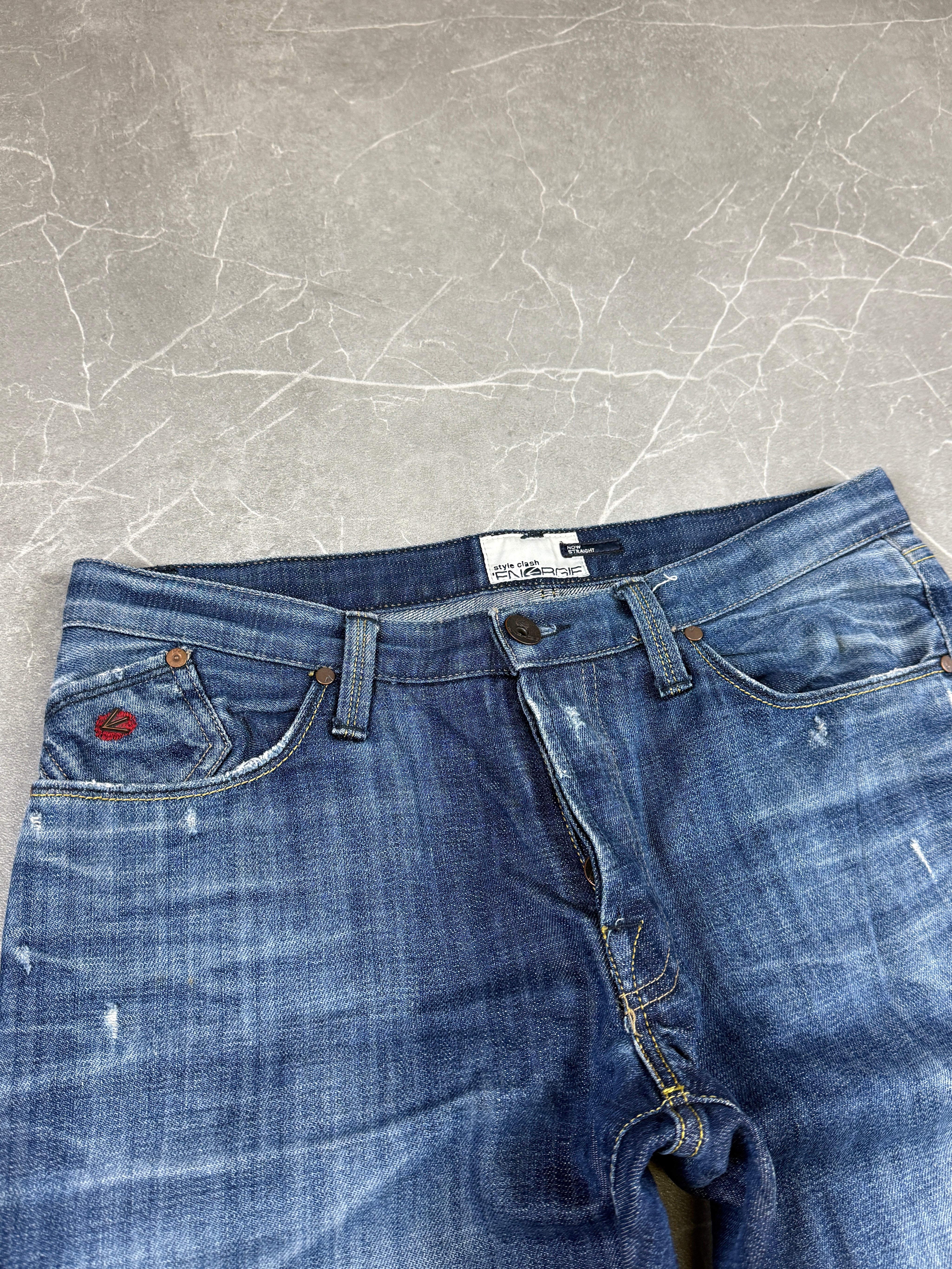 Vintage washed jeans (L)